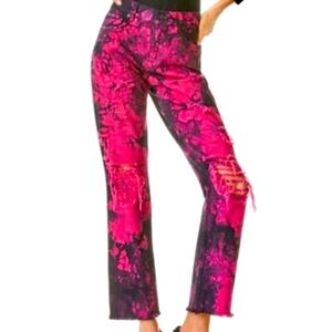 Alice + Olivia Tie Dye Jeans